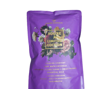 EMPIRE AUSTRALIA LUXE BATH CRYSTALS – GERANIUM, YLANG YLANG & SWEET ORANGE