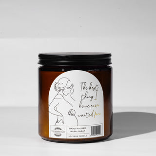 THE BEST THING I HAVE EVER WAITED FOR - KEEPSAKE CANDLE (BLACK RASPBERRY & VANILLA)