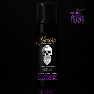 Jericho 2 in 1 Beard Shampoo & Conditioner 150ml Envy ( 7 Sins Edition)