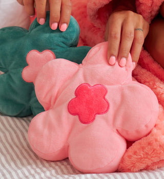 Flower Heatable Pillow - PINK