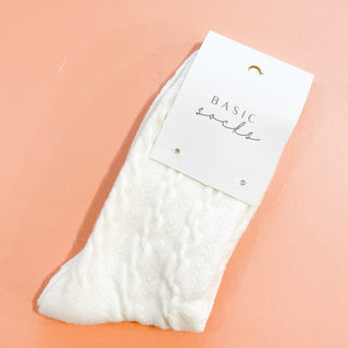 CREW SOCKS - CREAM