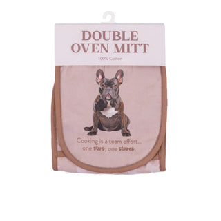 FRENCH BULLDOG OVEN MITT