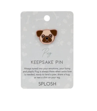 PUG KEEPSAKE PIN