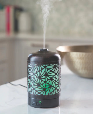 Bronze Palmette Ultrasonic Aroma Diffuser