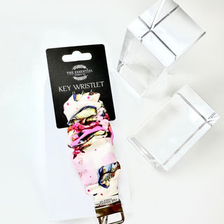 COWBOY BOOTS SCRUNCHIE KEY WRISTLET