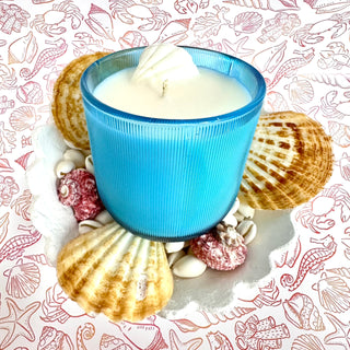 JAPANESE HONEYSUCKLE - AQUA COASTAL CANDLE