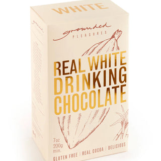 REAL WHITE DRINKING CHOCOLATE - GROUNDED PLEASURES