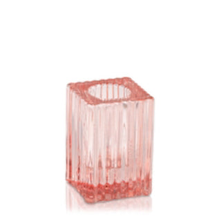 TALL DINNER CANDLE HOLDER (PINK)