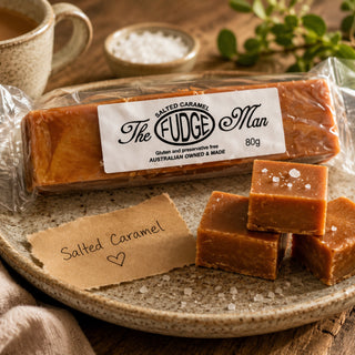 SALTED CARAMEL FUDGE - THE FUDGE MAN