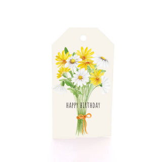 BIRTHDAY DAISIES - (GIFT TAG)