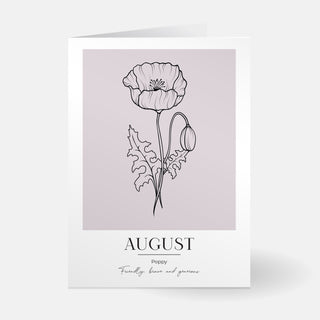 SASS AND DESIGN - AUGUST BIRTH BLOOM