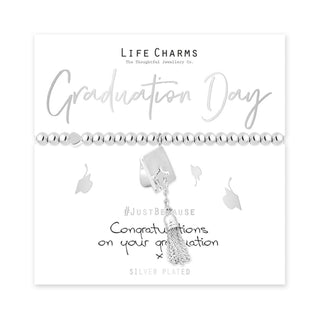 LIFE CHARMS JUST BECAUSE GRADUATION DAY BRACELET
