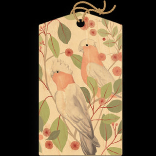 Galahs Wood Gift Tag