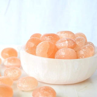 Orange Selenite (Orange) Tumbles