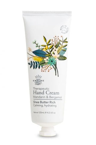 Empire Australia Therapeutic Hand Cream Mandarin & Bergamot Shea Butter Rich
