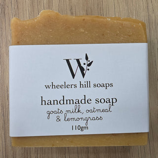Goats Milk, Oatmeal And Lemongrass Block Soap