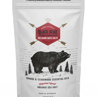 EMPIRE BLACK BEAR 1KG BATH SALTS - ORANGE CEDARWOOD
