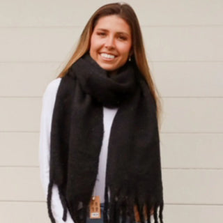 DEEP BROWN SCARF