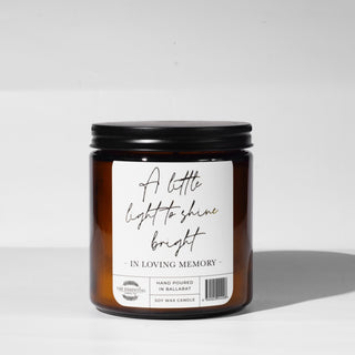 A LITTLE LIGHT TO SHINE BRIGHT - KEEPSAKE CANDLE (MYRRH AND MUSK)