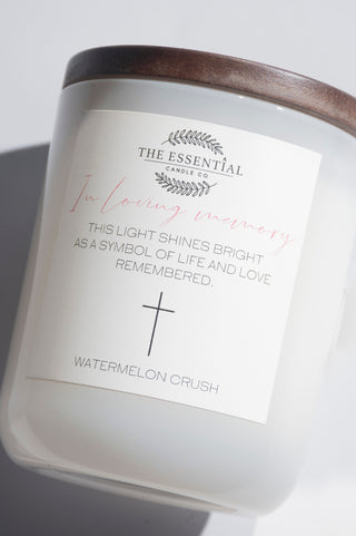 IN LOVING MEMORY - (PINK WRITING)