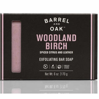 EXFOLIATING BAR SOAP-WOODLAND BIRCH-170GM (6OZ)