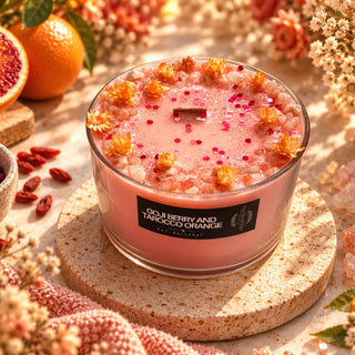 GOJI BERRY AND TAROCCO ORANGE - BOHO CANDLE