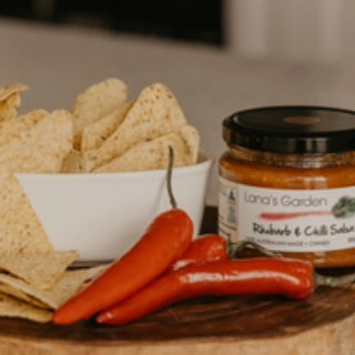 LANA’S GARDEN- RHUBARB & CHILLI RELISH 40G