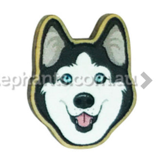Husky Head Earrings