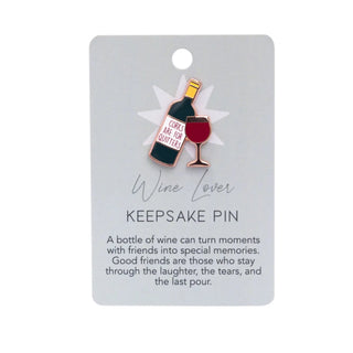 WINE LOVER KEEPSAKE PIN