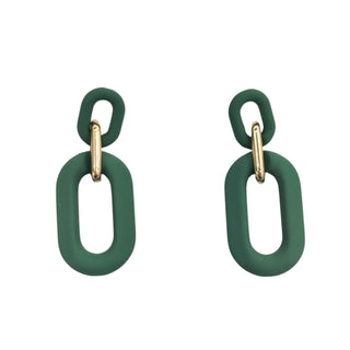 CALIPO EARRINGS GREEN