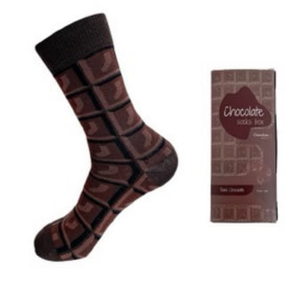 FOOD SOCKS - DARK CHOCOLATE