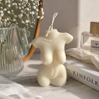 WOMAN TORSO CANDLE