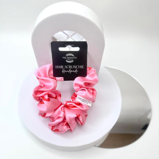 PINK BOW HAIR SCRUNCHIE