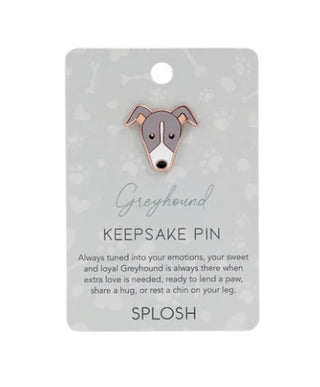 GREYHOUND KEEPSAKE PIN