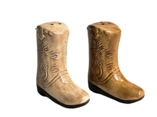 COWBOY BOOT SALT AND PAPPER SHAKER