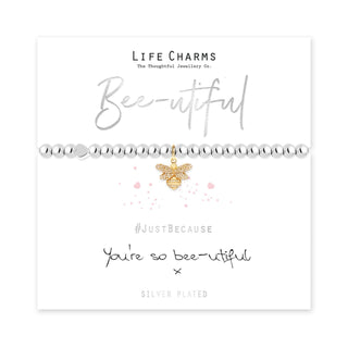 LIFE CHARMS JUST BECAUSE BEE-UTIFUL BRACELET