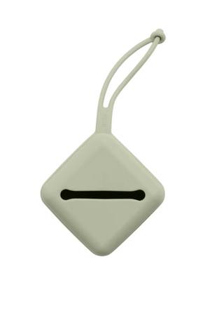 BIBS- PACIFIER CASE- SAGE