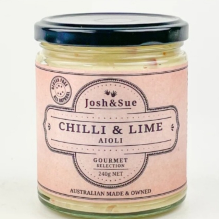 JOSH AND SUE CHILLI AND LIME AIOLI - $10.95 - The Essential Candle Co.