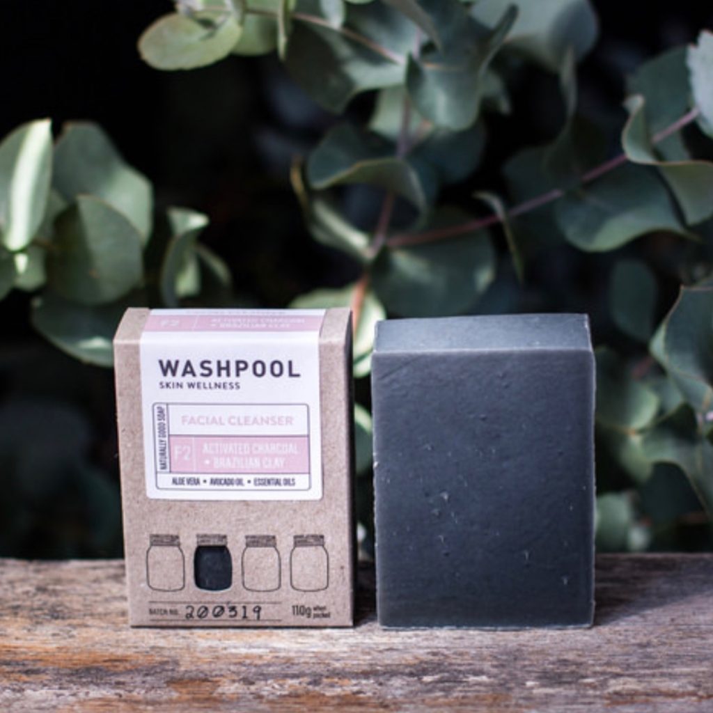 Washpool - Activated Charcoal &amp; Brazilian Clay Facial Cleanser