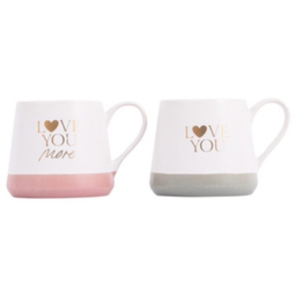 WEDDING LOVE YOU MUG SET