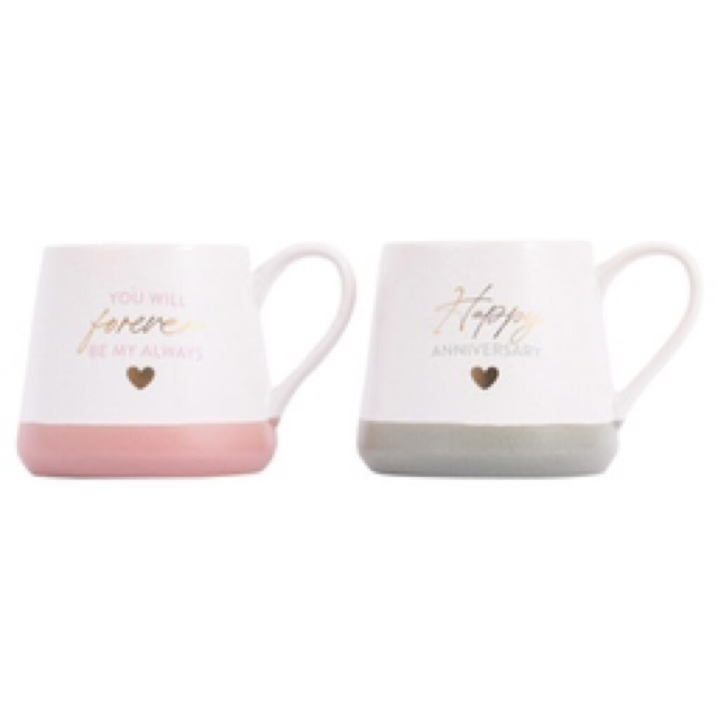 WEDDING ANNIVERSARY MUG SET