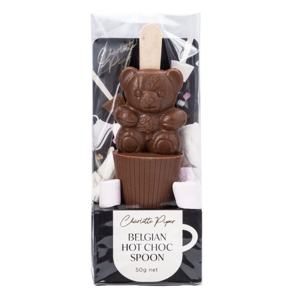 CHARLOTTE PIPER MILK HOT CHOCOLATE TEDDY SPOON