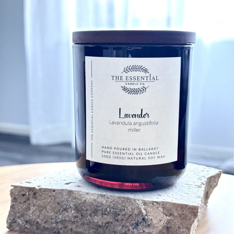 LAVENDER - ESSENTIAL OIL CANDLE